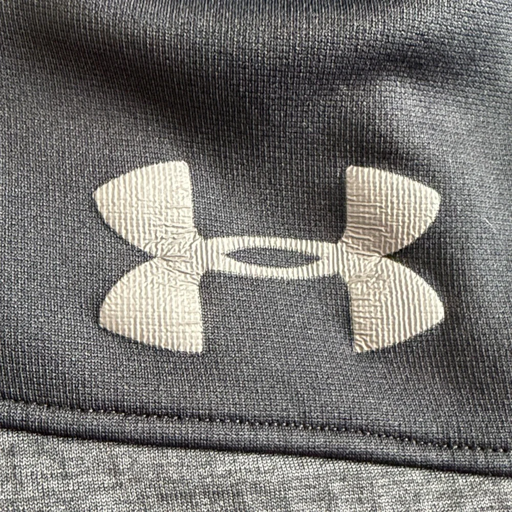 Under Armour Youth XL Loose ColdGear Black & Gray 1/4 Zip